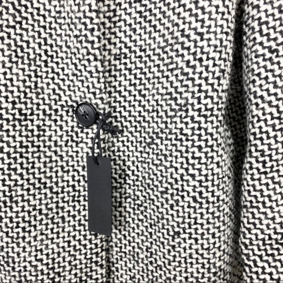 Blank NYC Black and White Say Anything Tweed Coat - Picture 7 of 10